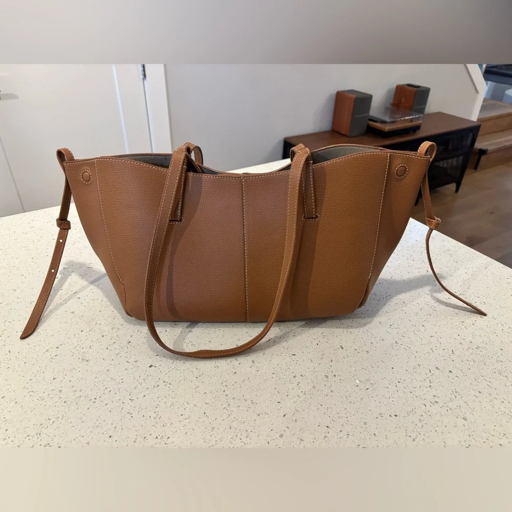 Polene Cyme Mini in Camel